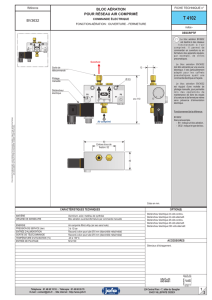 T4102 - Bloc aération commande électrique