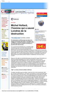 Michel Hollard, l`homme qui a sauvé Londres de la destruction