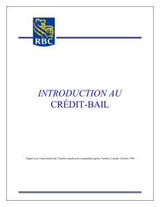 introduction au crédit-bail