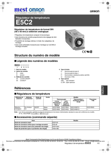 Régulateur de température E5C2