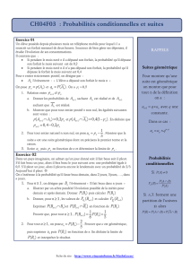 CH04F03 : Probabilités conditionnelles et suites