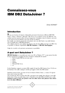 IBM DB2 DataJoiner
