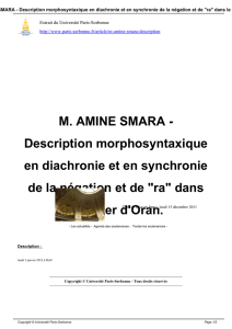 M. AMINE SMARA - Université Paris