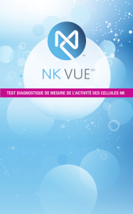 test diagnostique de mesure de l`activité des cellules nk