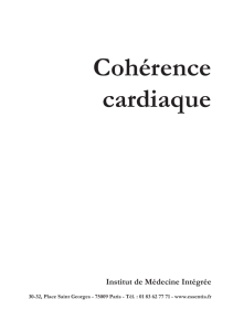 Fiche – Coherence cardiaque 2011-2012
