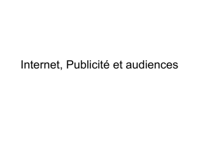 Internet, Publicité et audiences