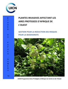 plantes invasives affectant les aires protegees d`afrique
