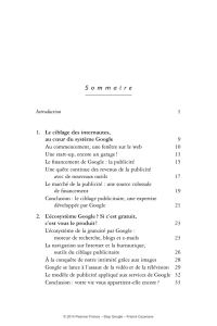 S o m m a i r e Introduction 1 1. Le ciblage des internautes, au cœur