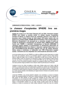 Communiqué presse du CNRS