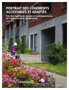 Portrait des logements accessibles et adaptés