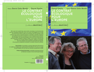 le contrat écologique pour l`europe le contrat écologique pour l`europe