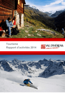 Tourisme Rapport d`activités port d`activités 2014