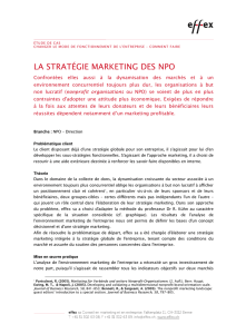 Stratégie marketing