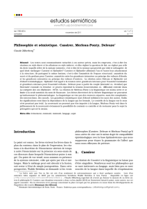 Philosophie et semiotique. Cassirer, Merleau-Ponty - fflch-usp