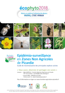 Epidémio-surveillance en Zones Non Agricoles de Picardie