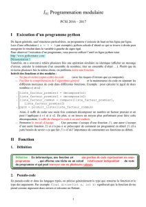 I01 Programmation modulaire