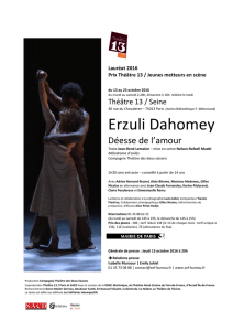 Erzuli Dahomey (Théâtre 13) - ZEF
