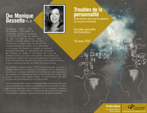 DRE Monique Bessette - Centre de prévention du suicide Côte-Nord