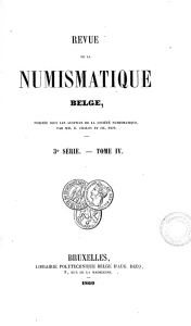 Revue belge de numismatique et de sigillographie