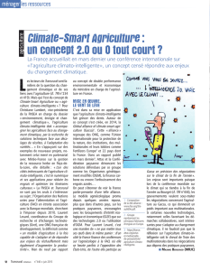 climate-Smart agriculture