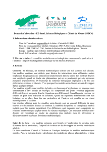 ED Santé, Sciences Biologiques et Chimie du Vivant (SSBCV) 1