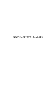 GÉOGRAPHIE DES MARGES