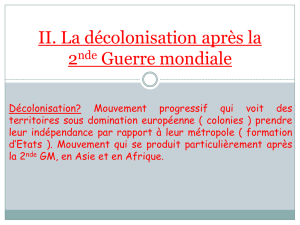 II. La décolonisation ( PDF