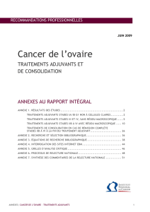 Annexes - Institut National Du Cancer