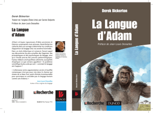 La Langue d`Adam