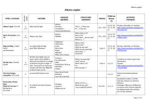 exploitation albums disponibles à l`IEN - Académie de Nancy-Metz