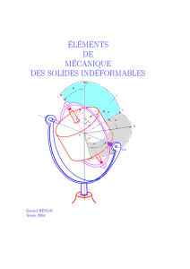 Éléments de mécanique du solide