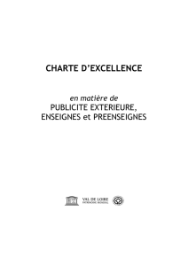 charte d`excellence - Mission Val de Loire