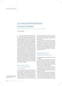 La neurostimulation transcutanée
