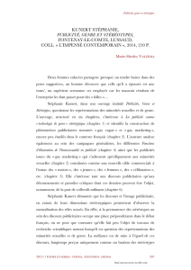 St&eacute;phanie Kunert, Publicit&eacute;, Genre et St&eacute;r&eacute;otypes