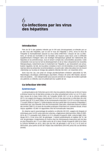 Co-infections par les virus des hépatites