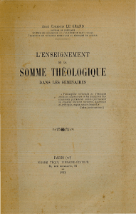 SOMME `tHEOLOGIQUE - Diocèse de Quimper