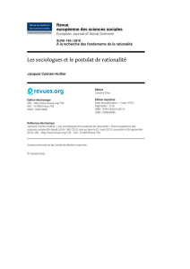 PDF 423k - Revue européenne des sciences sociales