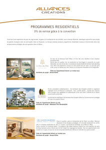 programmes residentiels
