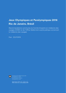Jeux Olympiques Rio 2016