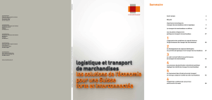 logistique et transport de marchandises les solutions de l`économie