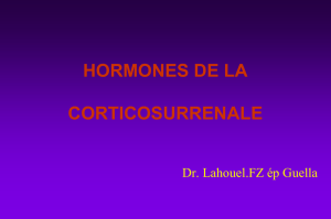 Hormones de la corticosurrénale