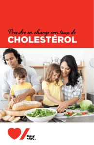 Prendre en charge son taux de cholestérol