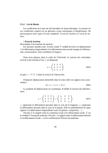5.1.4 Loi de Hooke Les coefficients de Lamé ont été introduits de