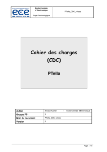 Cahier des charges (CDC)