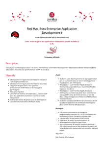 Red Hat JBoss Enterprise Application Development I
