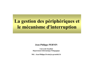 mecanisme d`interruption - Jean