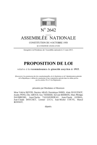 N° 2642 ASSEMBLÉE NATIONALE PROPOSITION DE LOI