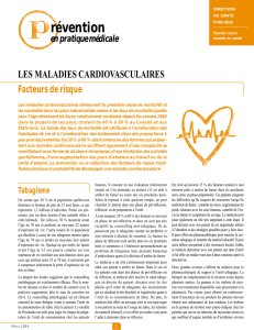 Les maladies cardiovasculaires. Facteurs de risque