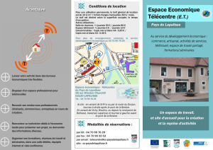 Espace Economique Télécentre (E.T.) - CEEA