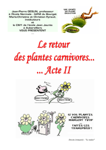 Plantes carnivores Acte II complet
